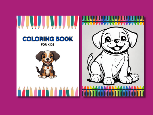 Coloring Book for Kids - Template