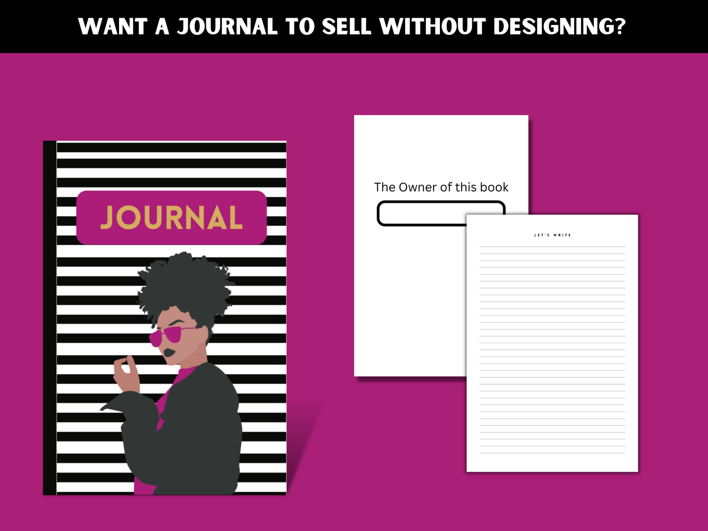 Lined Journal PLR for Amazon KDP