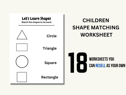 plr childrens worksheets
