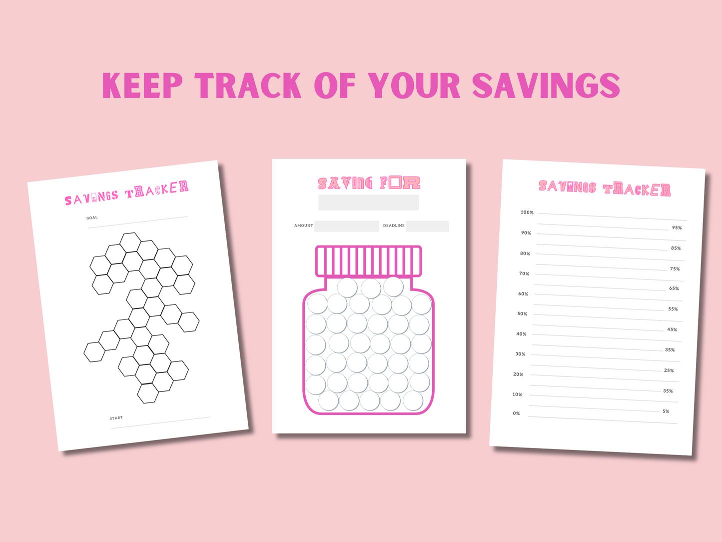 Stackin' That Dough Savings Tracker