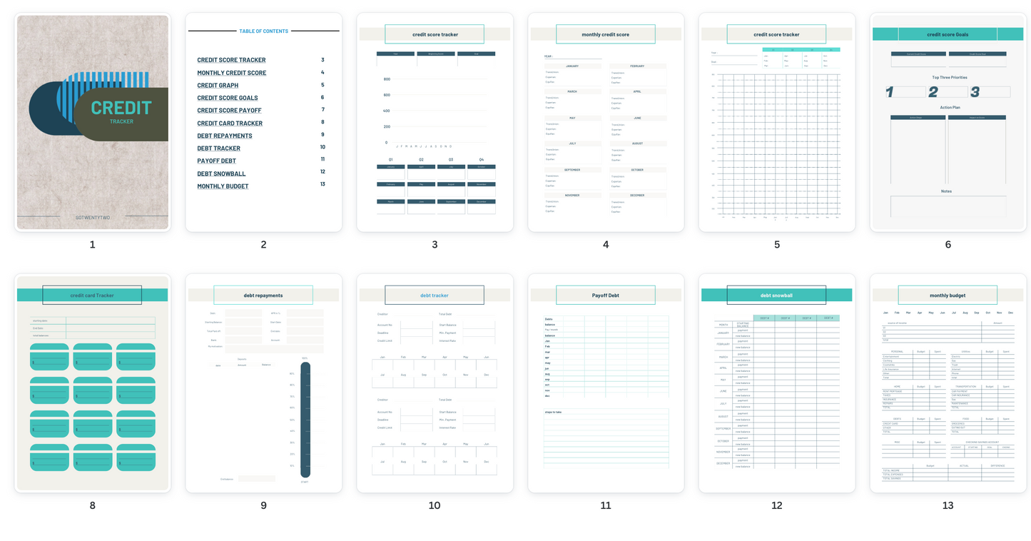 Credit Score Planner