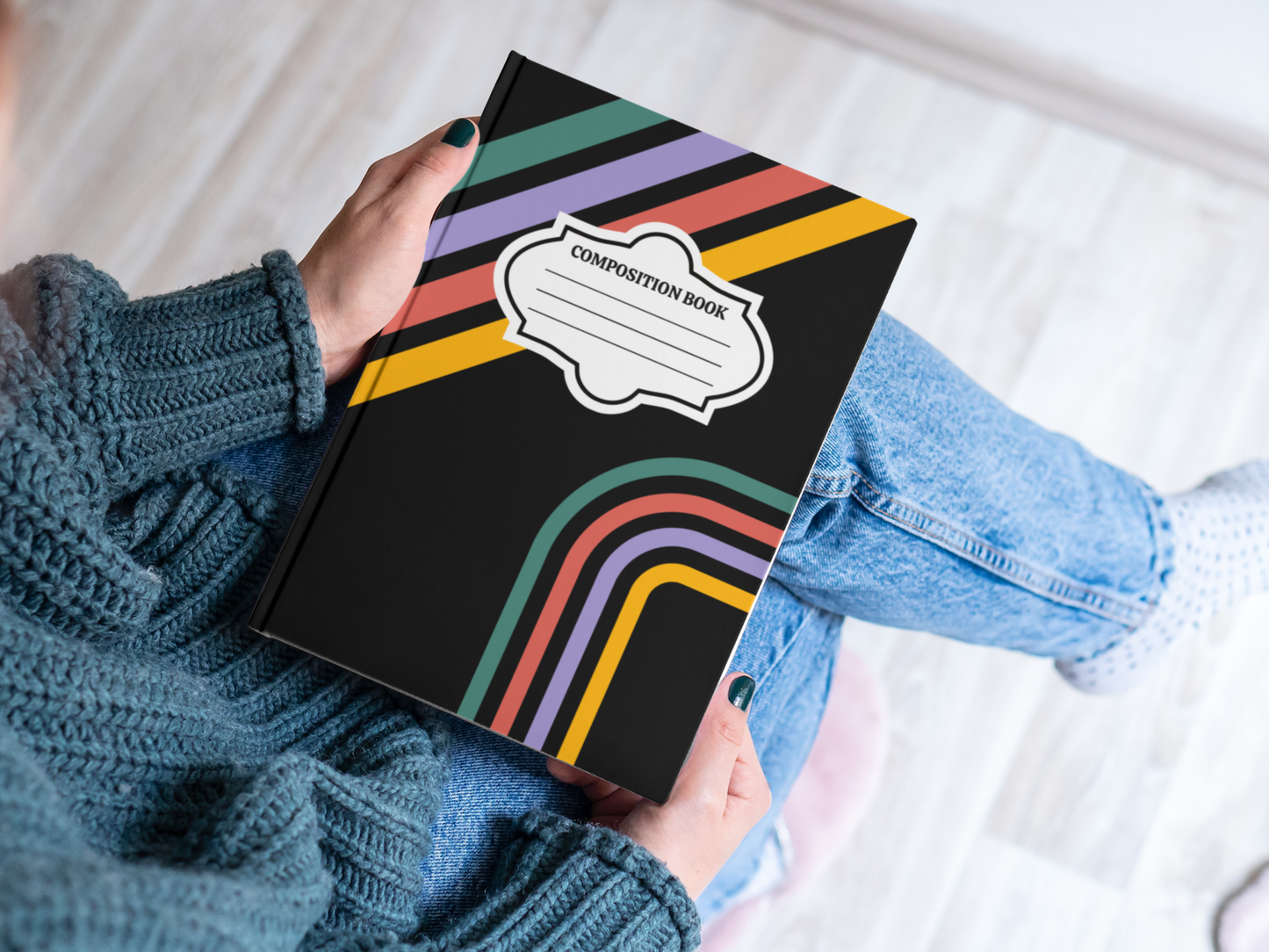 Composition Book Retro Themed | Amazon KDP Compatible