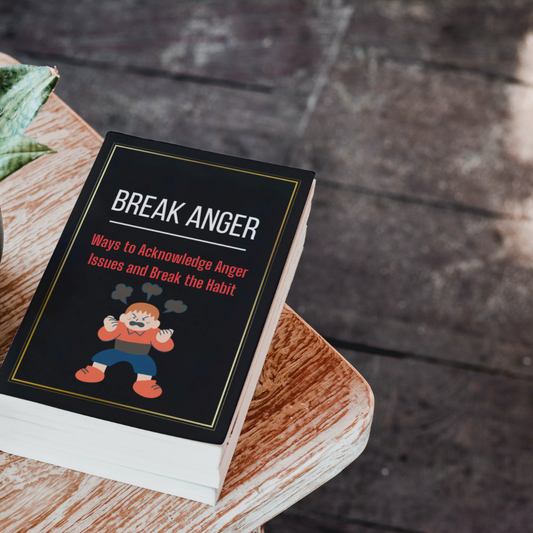 plr digital product break anger ebook cover